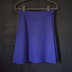 Miu Wool Blend Wrap A-line Skirt